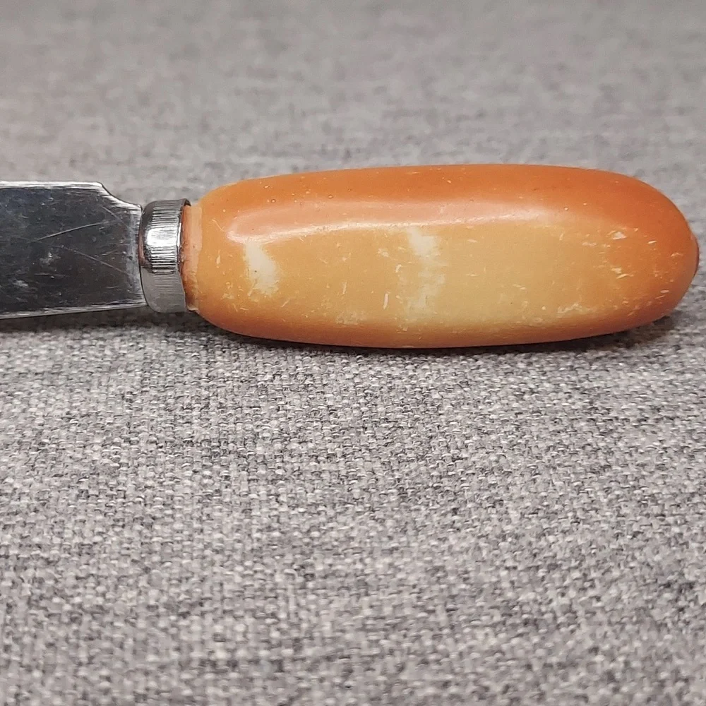 Vintage Novelty Hamburger Hotdog Picnic Butter Cheese Spreaders